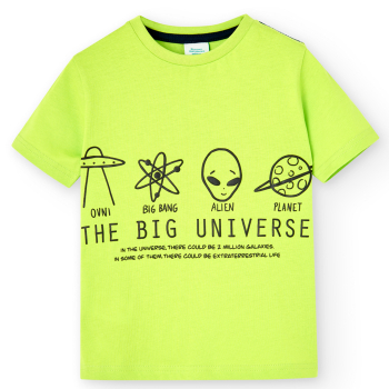 BOBOLI Camiseta punto manga corta de niño
