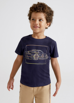 MAYORAL Camiseta m/c coche niño